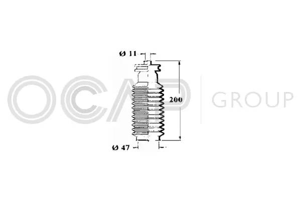 Bellow, steering (1211171)