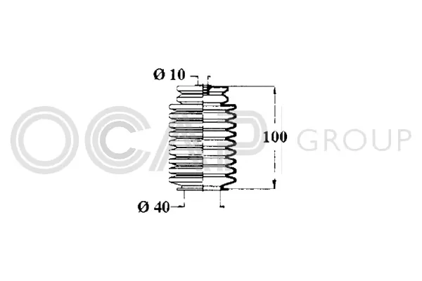 Bellow, steering (1211267)