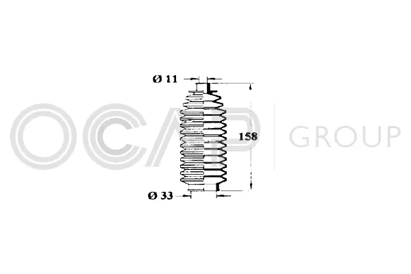 Bellow, steering (1211272)