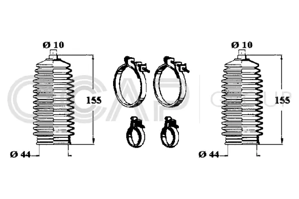 Bellow Kit, steering (0901160)