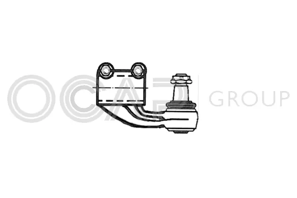 Angled Ball Joint, steering drag link (0297796)