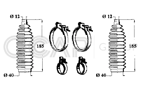 Bellow Kit, steering (0902518)