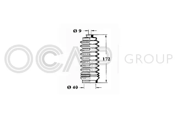 Bellow, steering (1211269)