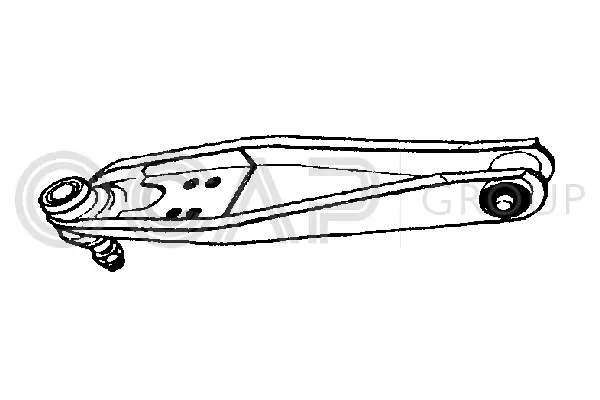 Control/Trailing Arm, wheel suspension (0783336)