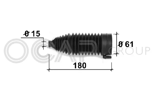 Bellow, steering (1211468)