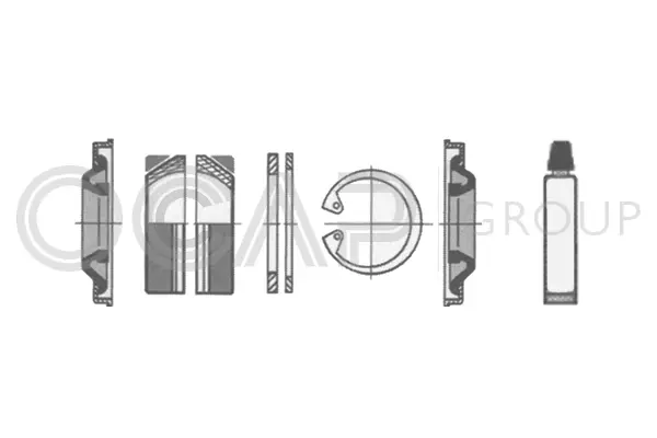 Repair Kit, guide strut (0907595)