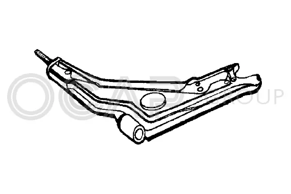 Control/Trailing Arm, wheel suspension (0780307)