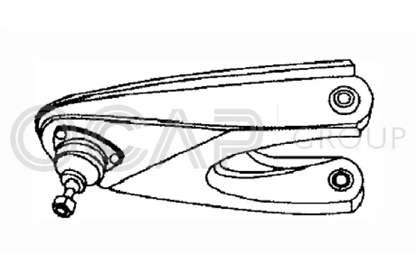 Control/Trailing Arm, wheel suspension (0780684)