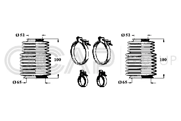 Bellow Kit, steering (0901359)