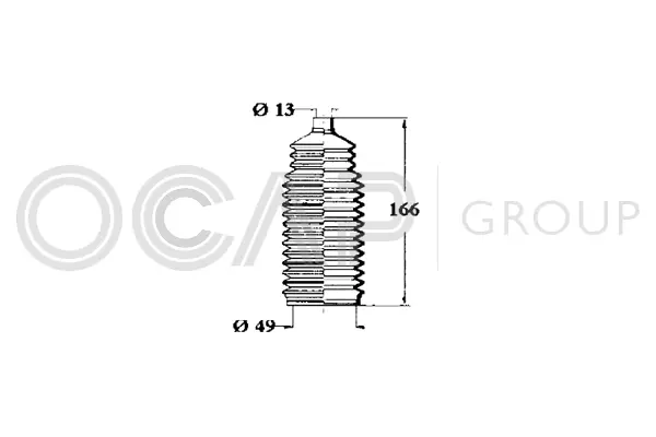 Bellow, steering (1211254)