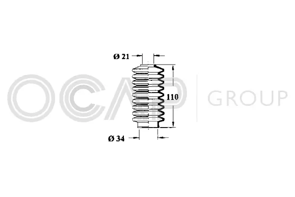 Bellow, steering (1211084)