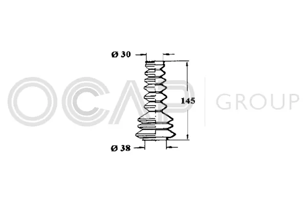 Bellow, steering (1211104)