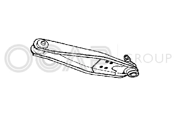 Control/Trailing Arm, wheel suspension (0703614)