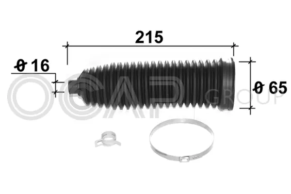 Bellow Kit, steering (0902667)