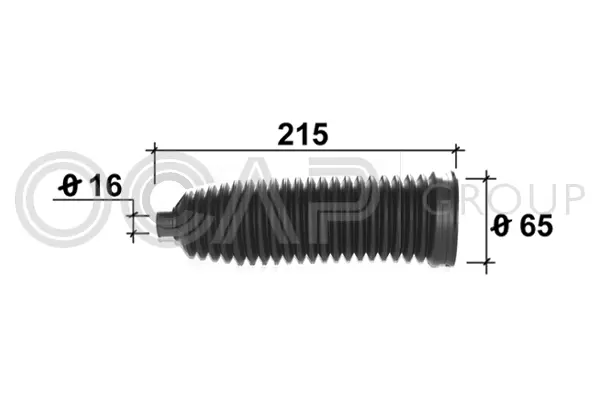 Bellow, steering (1211466)