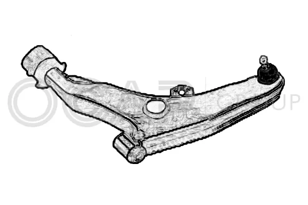 Control/Trailing Arm, wheel suspension (0783504)