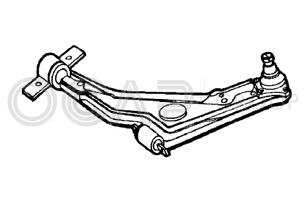 Control/Trailing Arm, wheel suspension (0780308)