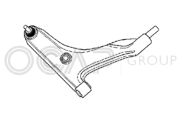 Control/Trailing Arm, wheel suspension (0793501)