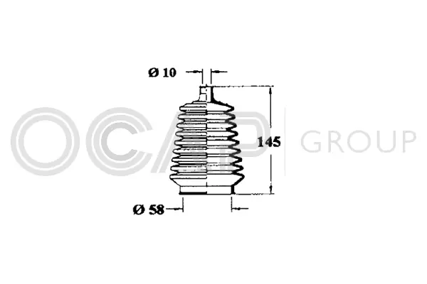 Bellow, steering (1211101)