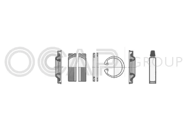 Repair Kit, control/trailing arm (0907586)