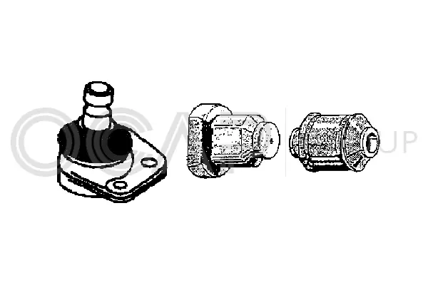 Control/Trailing Arm Kit, wheel suspension (0909111)