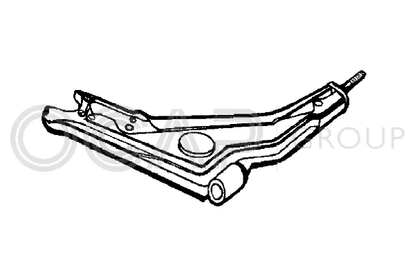 Control/Trailing Arm, wheel suspension (0790307)