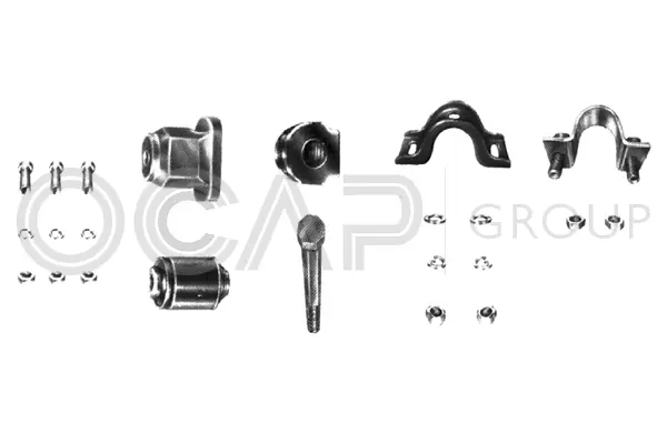 Control/Trailing Arm Kit, wheel suspension (0900038)