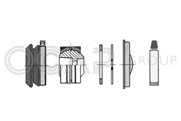 Repair Kit, control/trailing arm (0907487)