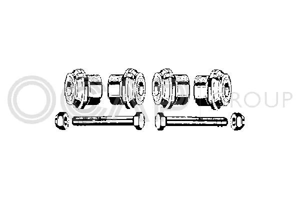 Control/Trailing Arm Kit, wheel suspension (0901702)