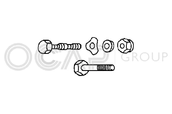 Control/Trailing Arm Kit, wheel suspension (0902153)