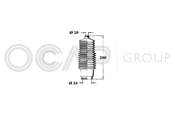 Bellow, steering (1211128)
