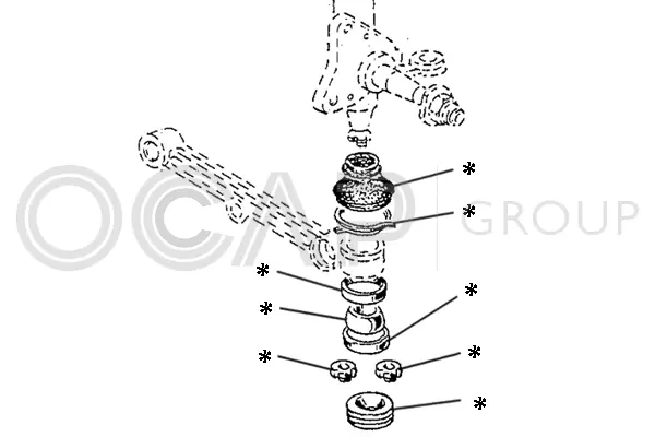 Control/Trailing Arm Kit, wheel suspension (0902267)