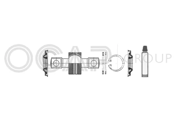 Repair Kit, control/trailing arm (0907556)