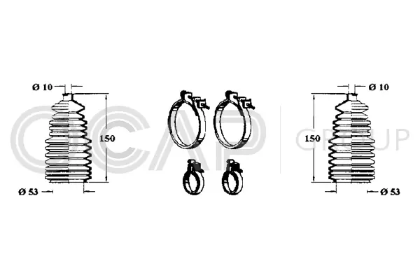 Bellow Kit, steering (0901198)