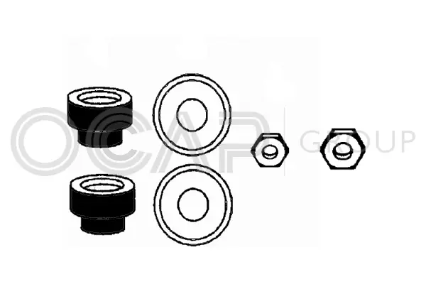 Control/Trailing Arm Kit, wheel suspension (0901216)