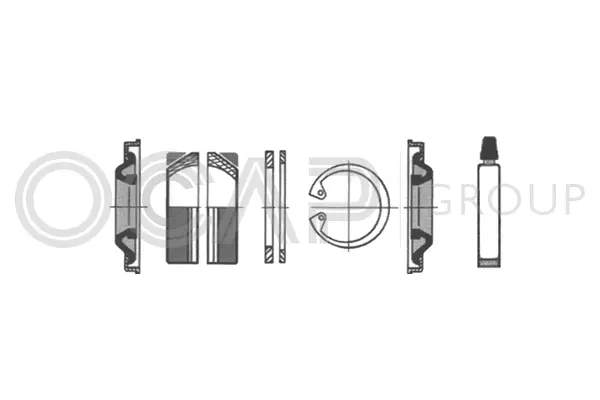 Repair Kit, control/trailing arm (0907722)