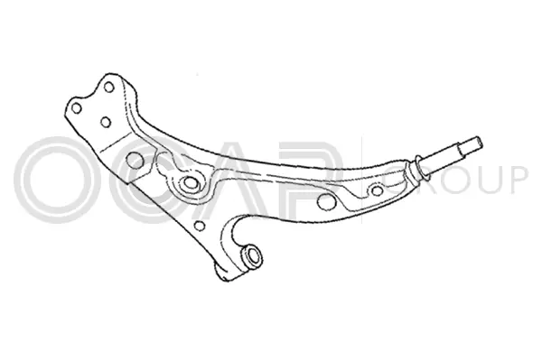 Control/Trailing Arm, wheel suspension (0783672)