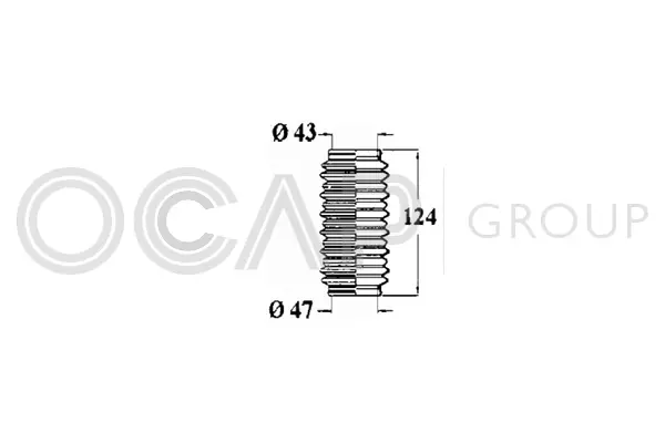 Bellow, steering (1211172)