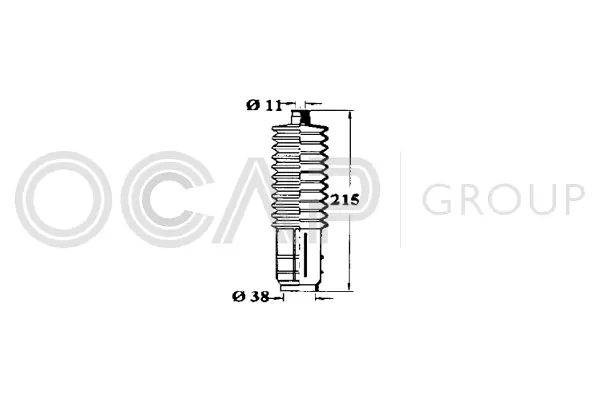 Bellow, steering (1211265)