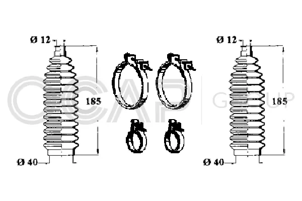 Bellow Kit, steering (0902520)