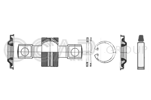 Repair Kit, control/trailing arm (0907252)