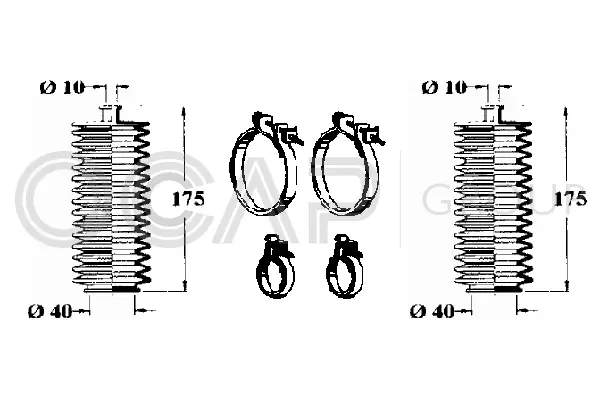 Bellow Kit, steering (0901680)