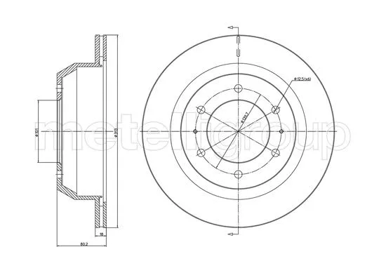 Brake Disc (DF1490)
