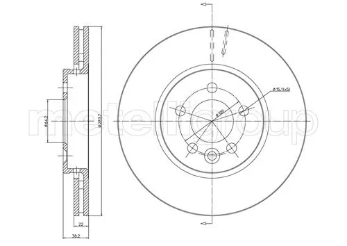 Brake Disc (DF823)
