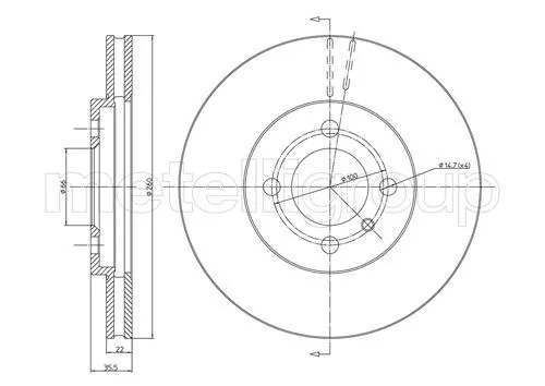 Brake Disc (DF253)