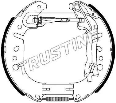 Brake Shoe Set (6490)