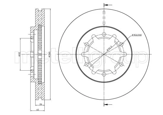 Brake Disc (DF386)