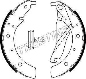Brake Shoe Set (019.022)