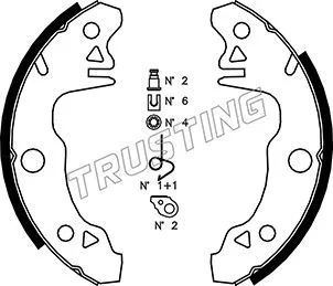 Brake Shoe Set (088.205K)
