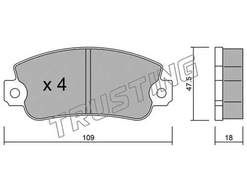 Brake Pad Set, disc brake (035.0)